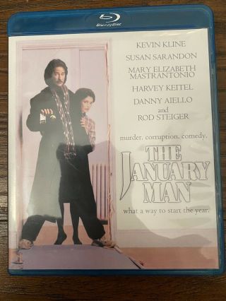 The January Man Blu Ray & Dvd Combo.  Rare And Out Of Print.  Kevin Kline & Susan