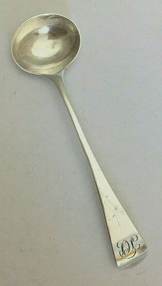 Monogram Tcp Georgian Sterling Silver Condiment Spoon 1799
