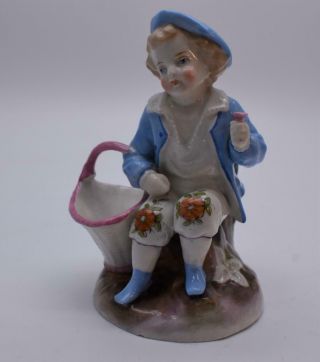 Antique Conta Boehme German Porcelain Figurine Figure - Match Strike