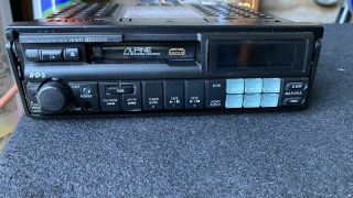 Alpine 7618r - Rare Retro Model Car Stereo Cassette And Radio Player