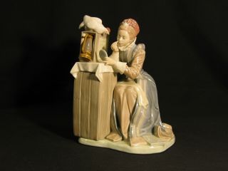 Rare Lladro Figurine " Norman Rockwell 