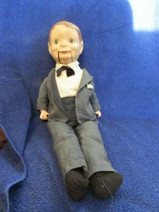 Antique Willie Talk Ventriloquist Doll - Composition And Cloth