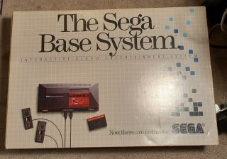 Rare Late Model Packaging Boxed Sega Base (master) System