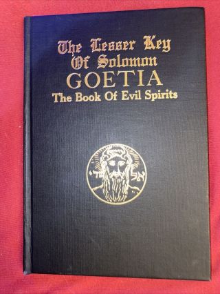 The Lesser Key Of Solomon Goetia The Book Of Evil Spirits,  Rare,  1916,  De Laurence