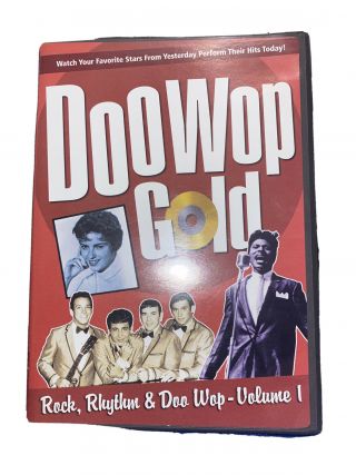 Doo Wop - Gold Rock Rhythm & Doo Wop Volume 1 - Dvd - Rare - Time Life Video Lnc