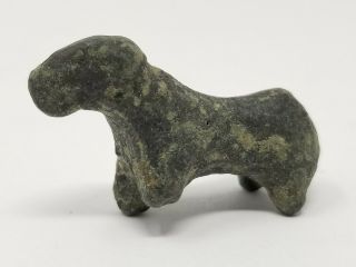 Ancient Luristan Bronze Animal Figurine Amulet Ram Horse Ibex Bull Circa 1000 Bc