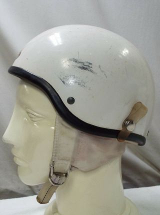 Vtg Rare Bell Toptex Shorty Half Helmet 1962 Snell Size 7