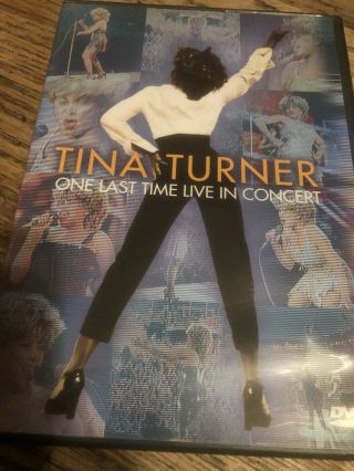 Tina Turner - One Last Time: Live In Concert (dvd,  2001 Pop Soul Classic Rare