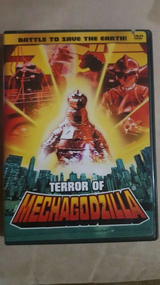 Terror Of Mechagodzilla (dvd,  2002) Oop Rare