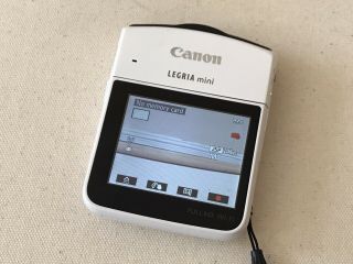 Canon Legria Mini Video Camera Camcorder - White RARE discontinued model 6