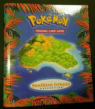 2001 Pokemon Southern Islands Complete Set In Binder