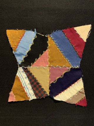 16 Vintage Crazy Quilt Squares
