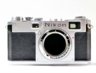 【 Rare E.  P Model 】nikon S2 E.  P 35mm Rangefinder Film Camera From Japan 1042