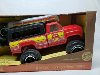 Rare Vintage Tonka Big Country High Rider Set 2990 NIB Truck w/ Camper,  Canoe 2