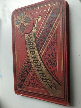 Antique Autograph Book Late 1800s 19th Century Massachusetts Area - Writtings