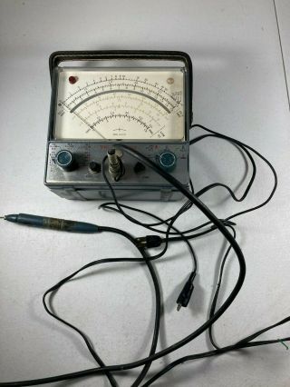 Vintage Rca Senior Voltohmyst Wv - 98a 105 - 125 Volts Electronic Meter