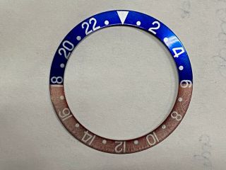 RARE FADED ROLEX BEZEL INSERT RED AND BLUE FOR MODEL 1675 / 16750 (BLUE BACK) 5