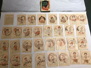 Antique Russell Old Maid 1920s Card Game Complete Rare W Bill Homer Baseball