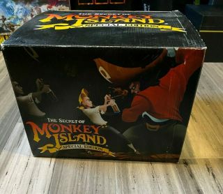 Secret Of Monkey Island Statue Rare All White Only 50 Made World Wide