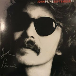 John Prine Signed Rare Vinyl Lp - September 