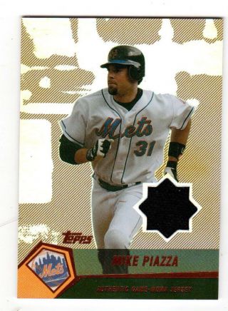 2004 Topps Clubhouse Copper Relics Mp Mike Piazza Game Card Rare 09/99