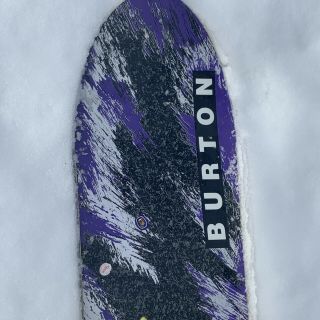 Vintage Burton Craig Kelly Air Snowboard 1992 With Bindings Rare Purple 3