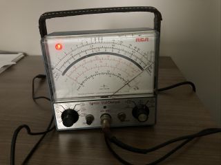 Vintage RCA WV - 98C Senior Voltohmyst Voltmeter Multimeter with Probe 2