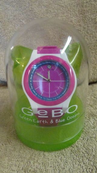 Gebo Green Earth & Blue Oceans Wrist Watch - Fino Coral - (b 27)