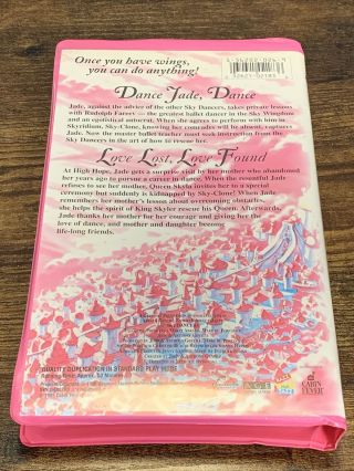 SKY DANCERS Dance Jade,  Love Lost/Found RARE HTF VHS Clamshell PINK 2