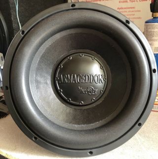 Pair Old School Kove Audio Armageddon Dvc 12 " Competition Subwoofer,  Rare,  Usa