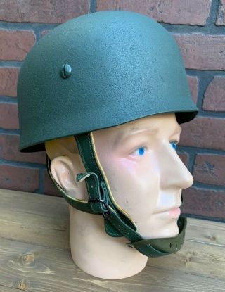 German Gsg - 9 Steel Helmet - Rare.  Near.