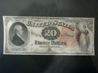1880 - $20 Legal Tender Fr 136 Rare