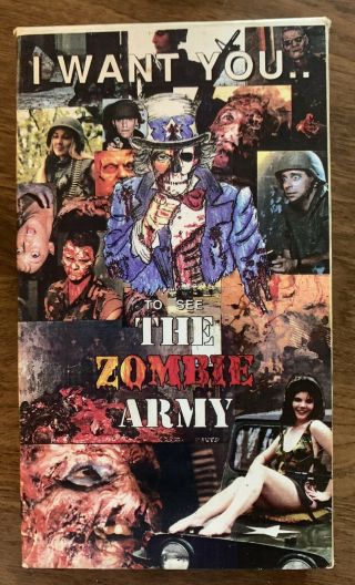Ultra Rare The Zombie Army Vhs Sov 1991 Pre Distribution Horror Zombie Gore