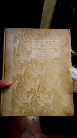 Rare Book - The Bells And Other Poems - Edgar Allen Poe - Edmund Dulac - Signed
