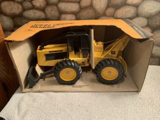 John Deere Skidder Log Skidder 1:16 Ertl 1970’s Vintage Box Toy Rare