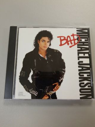 Michael Jackson Bad Cd 1987 Dadc Press Epic Ek 40600 Didp Rare Smooth Criminal