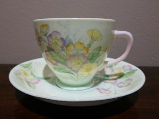 Vintage Old Royal Bone China England Est.  1846 Tea Cup & Saucer.  Numbered