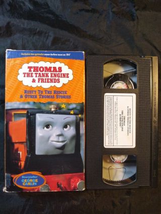 Rare Vintage Thomas Train Tank Engine Friends Rusty To The Rescue Vhs Video 1995