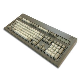 Rare 1985 Vintage Dark Gray Ibm J1 Model M Industrial " Clicky " Keyboard W/ Cord