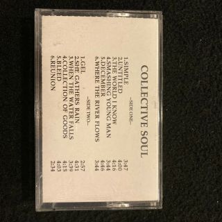Collective Soul S/T Cassette Tape PROMO Atlantic White Label Rare VG,  /VG 2