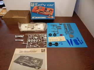 Rare Mpc Mr.  Unswitchable 1967 Pontiac Gto Funny Car Model Kit