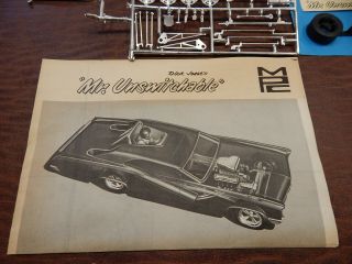 Rare MPC Mr.  Unswitchable 1967 Pontiac GTO Funny Car Model Kit 6