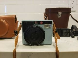 Leica Sofort Instant Camera Kit.  Rare Color.  Plus Many Extra Accessories