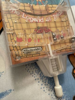 1989 Nintendo Premium Legend Of Zelda Link Pinball Premium Toy.  Rare, 3