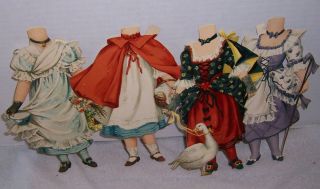 1894 Fairy Tale Series Of Dressing Dolls Raphael Tuck & Sons Paper Dolls 3