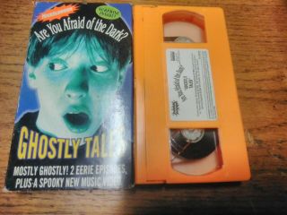 Rare Orange Tape Nickelodeon Are You Afraid Of The Dark Ghostly Tales Vhs