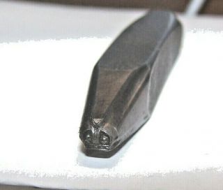 Antique - Repossie Tool Stamp Jeweler/silversmith Tool (royal Crown)