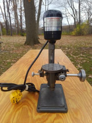 DUMORE HI - SPEED SENSITIVE DRILL 16 - 021 with RARE Adjustable Table Tool 3
