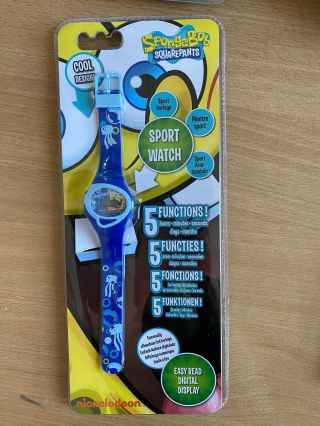 Sponge Bob Squarepants Sport Watch Blue (8711384074427)