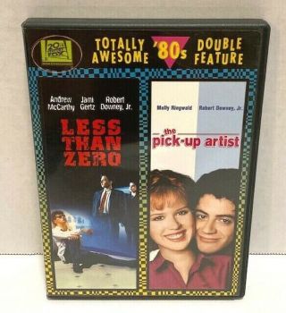 Less Than Zero / The Pick - Up Artist Dvd 2 - Disc Set Complete Rare Oop